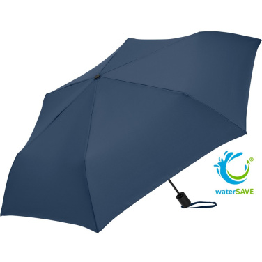 FARE® FiligRain Only200 ülikerge automaatne minivihmavari logoga, tumesinine (waterSAVE®) – tootefoto