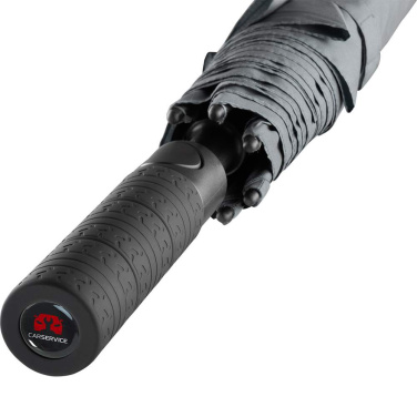 FARE® Profile rehvimustriga automaatne golfivihmavari logoga, hall – detailvaade 9