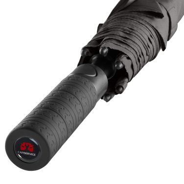 FARE® Profile rehvimustriga automaatne golfivihmavari logoga, must – detailvaade 5