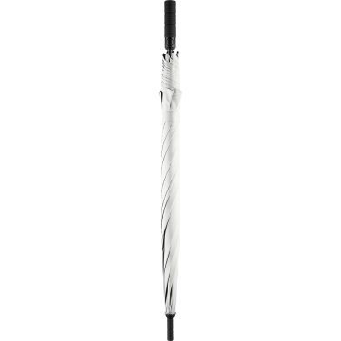 FARE® Profile rehvimustriga automaatne golfivihmavari logoga, valge – detailvaade 3