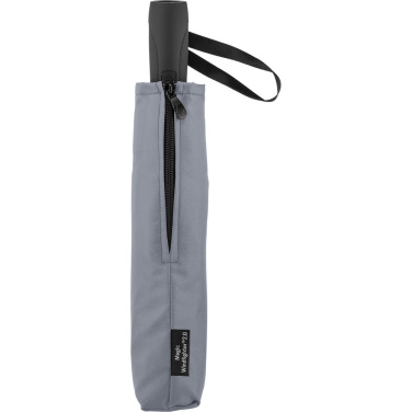 FARE® Magic Windfighter® 2.0 suur automaatne taskuvihmavari logoga, hall (waterSAVE®) – detailvaade 4