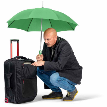 FARE® AC kerge alumiiniumist automaatne vihmavari logoga, heleroheline – detailvaade 2