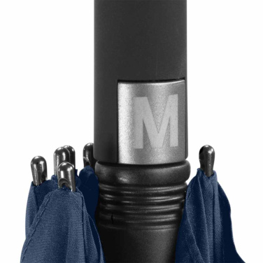 FARE Windfighter® AC² tormikindel klaaskiust golfivihmavari logoga, tumesinine (waterSAVE®) – detailvaade 5