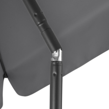 FARE® päikesevari R, 200 × 122 cm logoga, hall – detailvaade 5