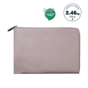 Taupe-tooni Xoopar INÉ Laptop sülearvutiümbris teralise pinnaga