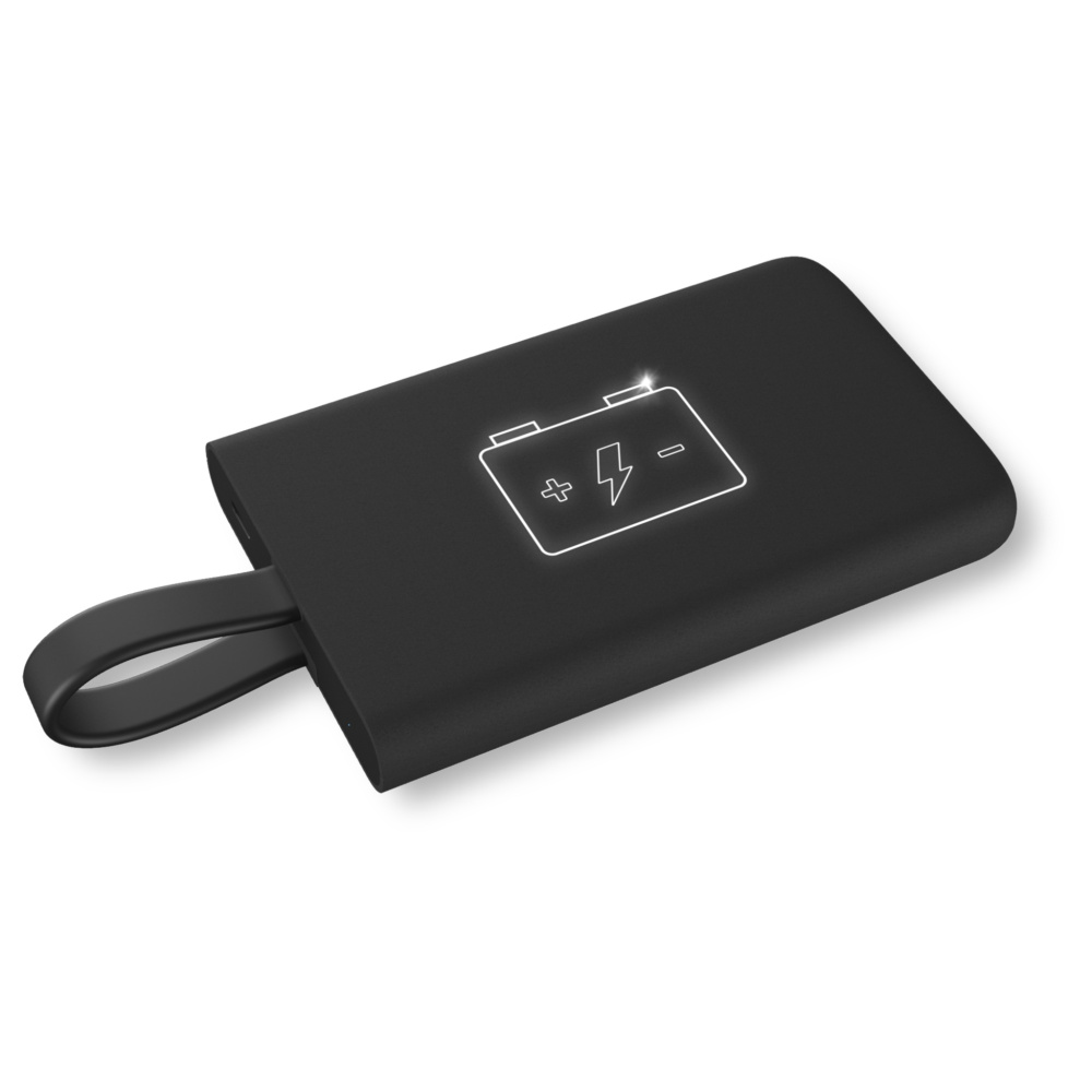 SCX.design P05 1000 mAh valgustusega varupatarei, Must / Valge, tootepilt