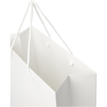 Käsitsi valmistatud 170 g/m2 integreeritud paberkott plastnöörist sangadega - 31 x 12 x 41 cm, tootepilt