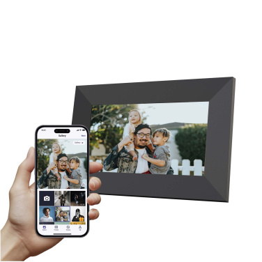 Prixton Prado S 7" WiFi digitaalne pildiraam, tootepilt, Must (2)