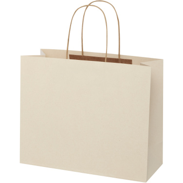 Põllumajandusjäätmete paberkott 150 g/m2 keerdkäepidemetega - 31 x 12 x 25 cm, tootepilt