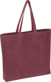 Taaskasutatud puuvillast kott 320 g/m2 MANHATTAN, burgundia