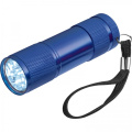 Metallist taskulamp 9 LED DUNCAN, sinine