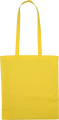 Puuvillane kott pikkade sangadega 140 g/m² LANCE, kollane