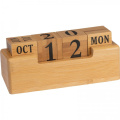 Bambusest igavene kalender ANNABELLE, beež