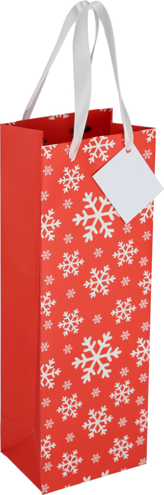 Veini kinkekott XMAS ADELHEID, punane, tootepilt