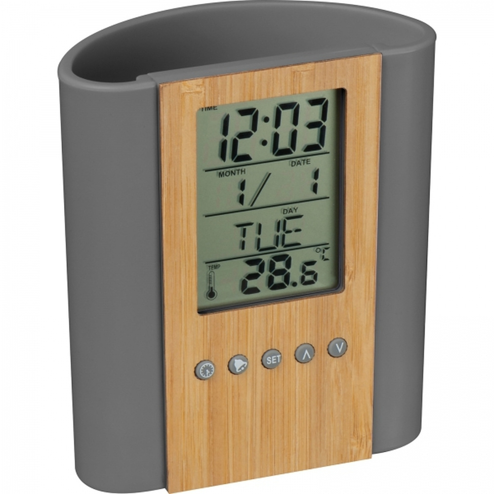 Lauaalus kellaga STEFANO, hall, tootepilt