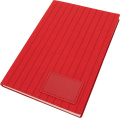Suhkruroost A5 vooderdatud märkmik STANLEY, punane