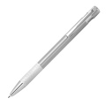 Taaskasutatud alumiiniumist pastapliiats JULIO, hall