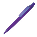 Pehme pinnaga plastmassist pastapliiats ORLANDO, violetne