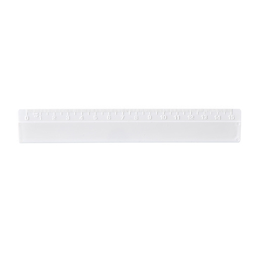 20 cm joonlaud reljeefse skaalaga / Ruly, valge, tootepilt