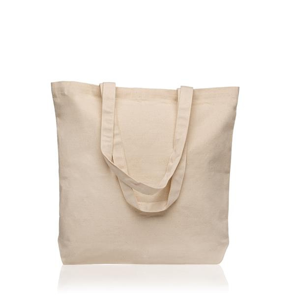 100% puuvillane lõuendikott sisetaskuga / Canvashop, naturaalne, tootepilt