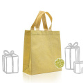 130g sädelev lausriidest kinkekott / Luxbag, kuldne