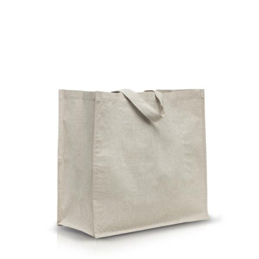 Taaskasutatud puuvillast kott 180g lamineeritud sisemusega / SHOPPER, tootepilt