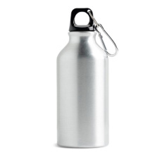 Taaskasutatud alumiiniumpudel, 400ml värvilise korgiga / Freshy R