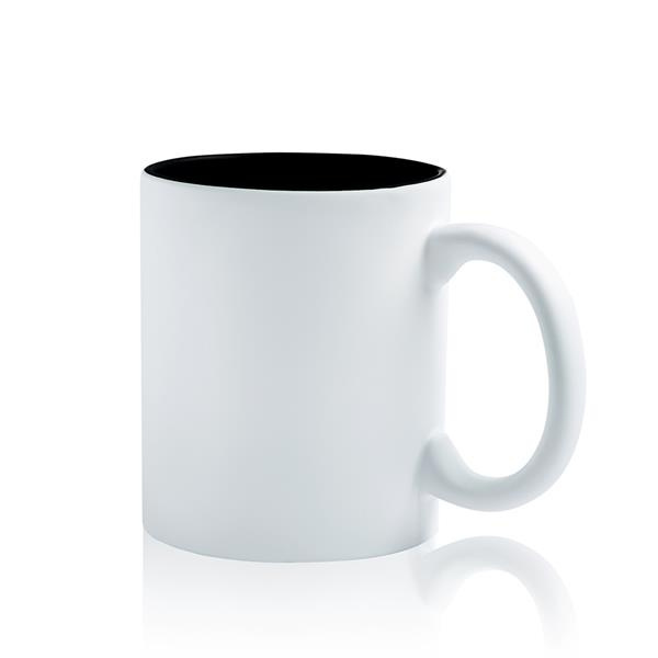325ml kummist keraamiline kruus / Matte Popmug, must, tootepilt (1)
