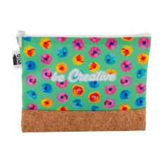 CreaBeauty Cork M RPET – kohandatud kosmeetikakott