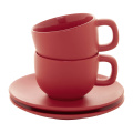 Caturra Plus – cappuccino tasside komplekt, punane