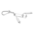 Cappy – USB-laadija kaabel, hõbe