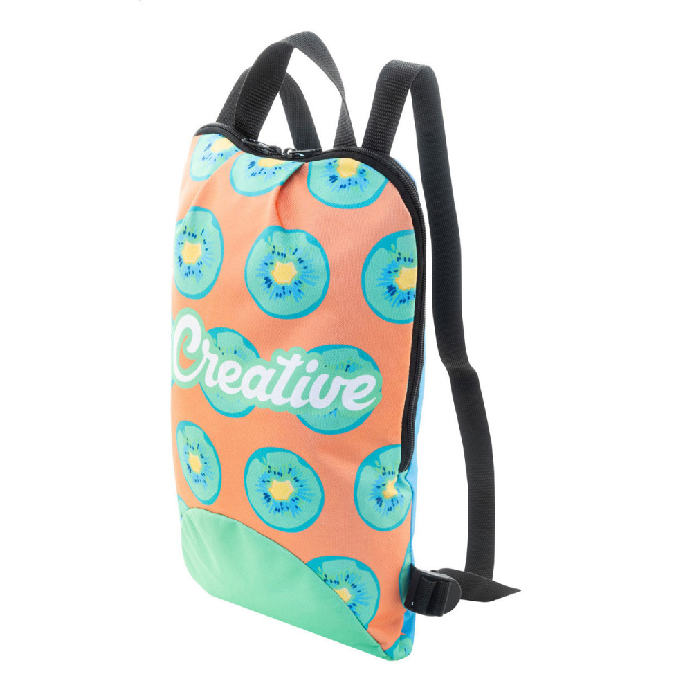 SuboBag Picoback – kohandatud RPET seljakott, must, tootepilt