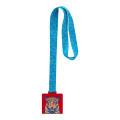 Subdal Colour Square – kohandatud medal, läbipaistev punane