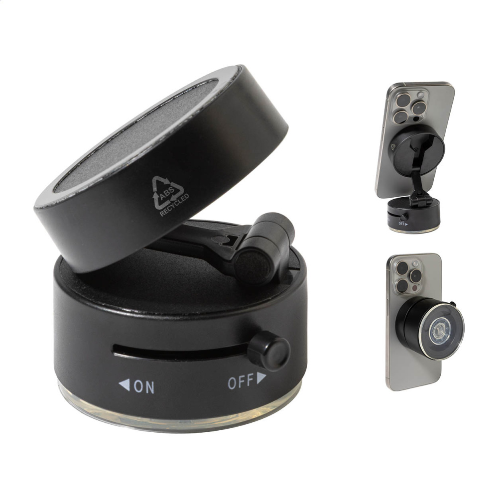 RaboMag – RABS magnetiline auto mobiilihoidik, must, tootepilt