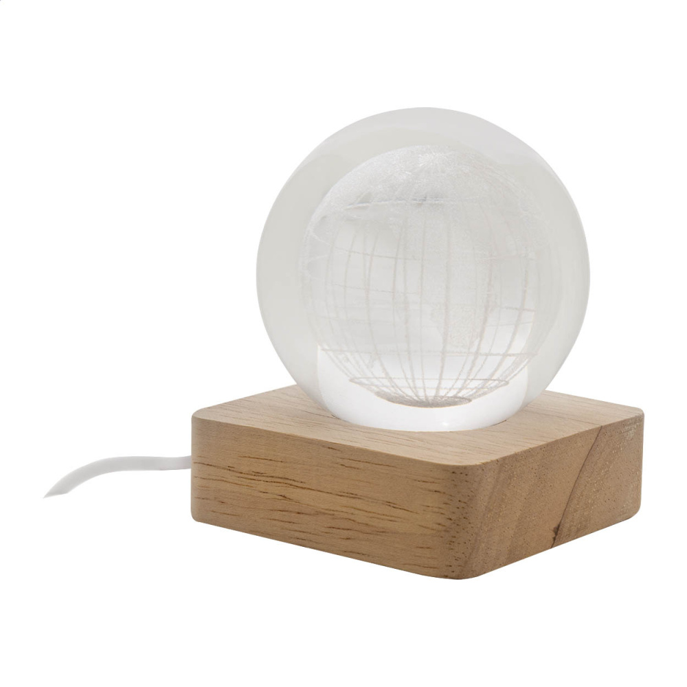 LumiGlobe – klaasist valguskera, tootepilt