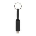 Keycab – võtmehoidja 60W USB-C kaabel, must