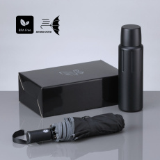 Scandic Set III: vaakumtermos 750 ml ja automaatne vihmavari