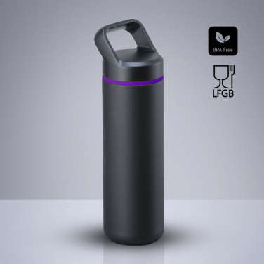 Expedition terasest veepudel vasekihiga, 650 ml, lilla, tootepilt