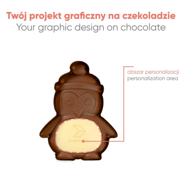 Eritellimusel valmistatud šokolaad Choco4Mat Penguin, tootepilt (3)