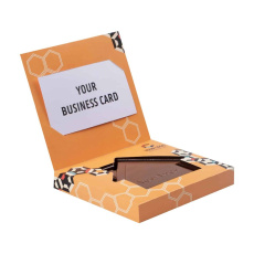 Eritellimusel valmistatud šokolaadist Choco4Mat minimaja kaardiga