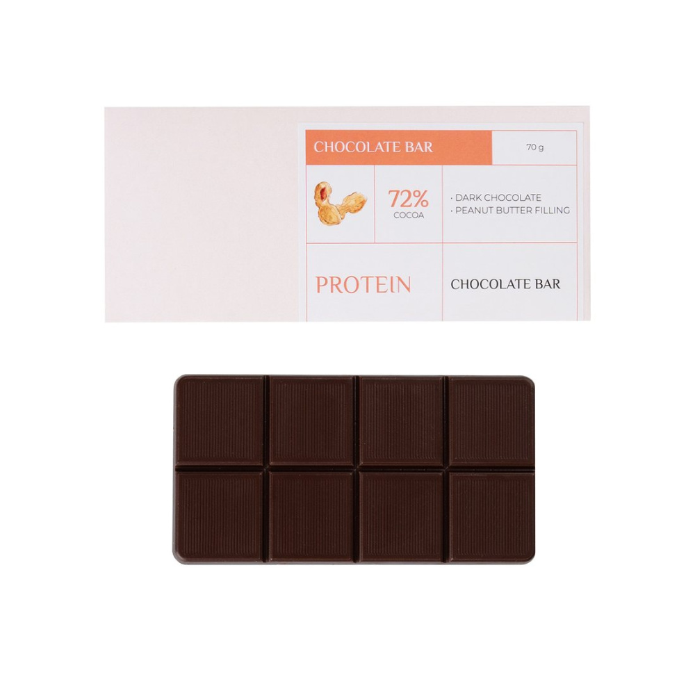 Täidisega proteiinišokolaadibatoon 70 g, tootepilt (1)