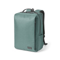 Oslo seljakott 20L rPET-ist. Veekindlad lukud. Mahutab 17-tollise sülearvuti., Roheline