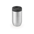 Okavango reisikruus taaskasutatud roostevaba teras 430ml. Topeltseinaga ja lekkekindel, Must