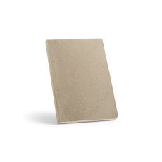 Poe märkmik A5 linase kaanega. 80 g/m² taaskasutatud materjalist, 196 lehekülge.