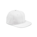 Cornell Cap taaskasutatud puuvill 280g/m². 5 paneeli ja trukkkinnitusega., Valge