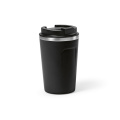 Limpopo reisikruus taaskasutatud roostevaba teras 490ml. Topeltseinaga ja lekkekindel., Must