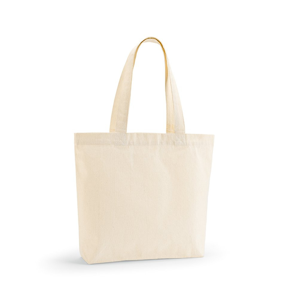 Blanc ostukott taaskasutatud puuvill 220g/m². 65cm sangad ja vahetükk., Looduslik, tootepilt