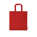 Aneto ostukott taaskasutatud puuvill 140g/m². 30cm sangad, Punane
