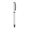 Woolf Pen taaskasutatud roostevaba teras puuteotsaga. Must 1km Dokumental® tint, Valge