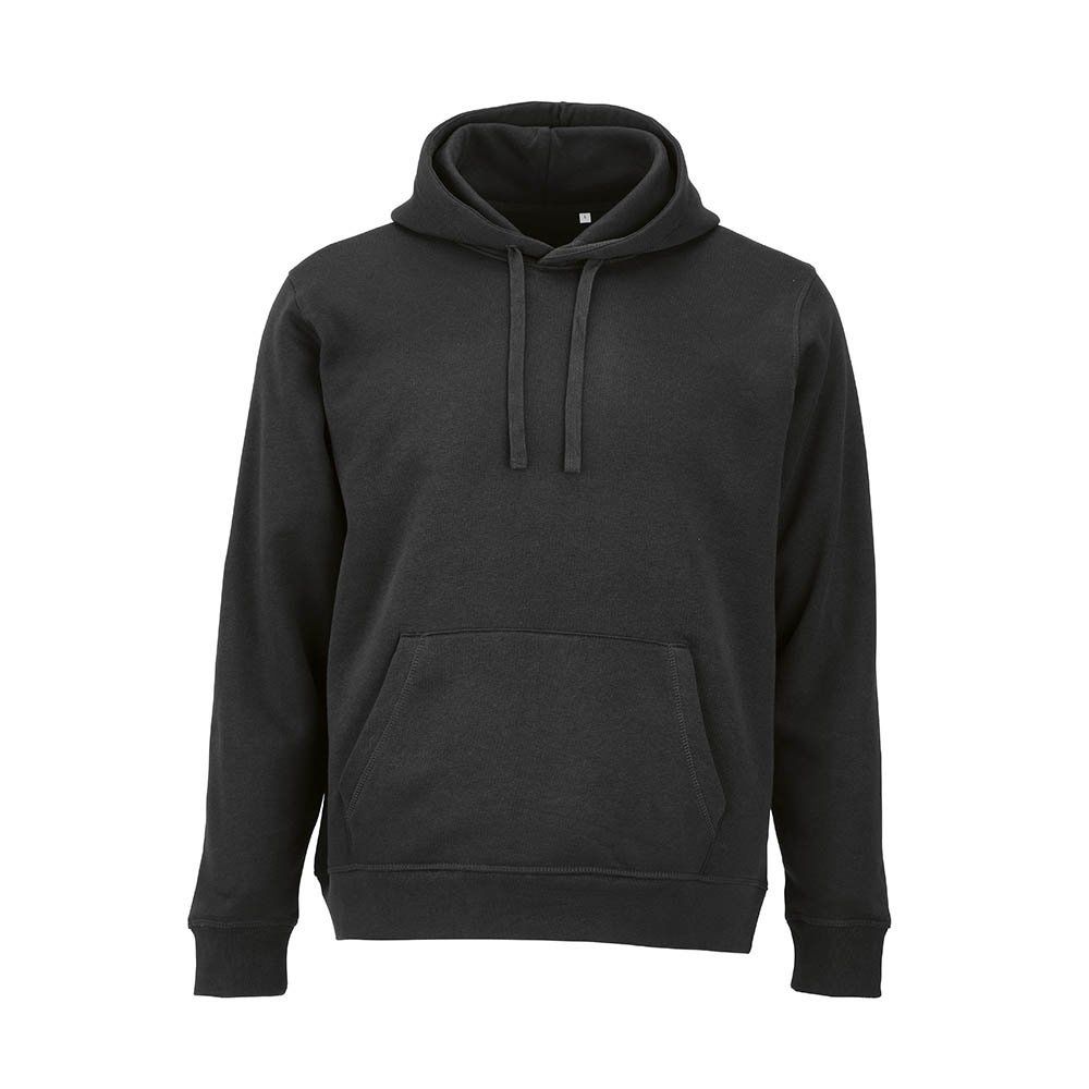 Bondi unisex kapuutsiga dressipluus. Orgaaniline puuvill ja rPET. 300 g/m², Must, 2XL, tootepilt